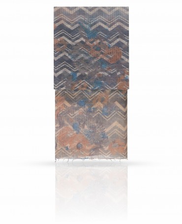 Палантин Женский SW-ZIG.FL/GR.BLUE